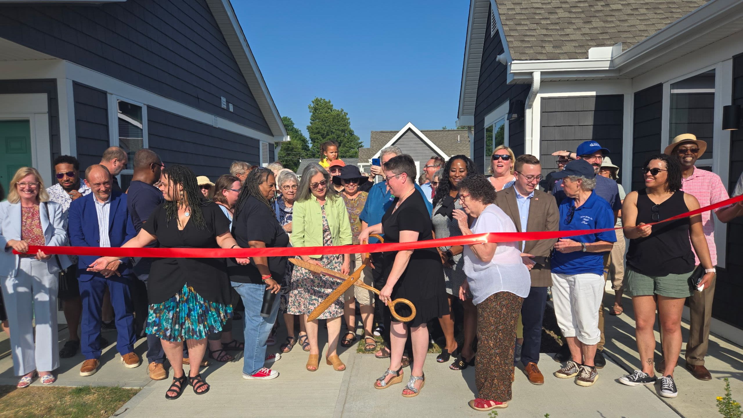 Community members at The Cascades