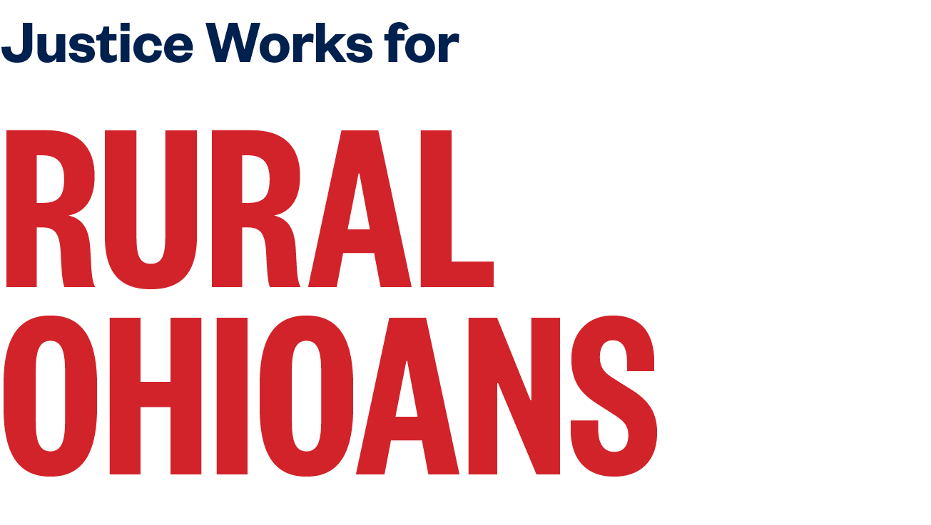 Justice Works for Rural Ohioans